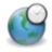 World clock earth internet