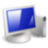 Computer monitor screen