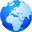 Network internet globe