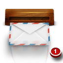 Email wooden mail