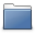 Blue closed folder