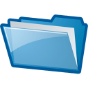 Blue folder