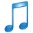 Itunes sound blue music