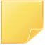 Blank postit paper file note