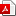 Pdf red file acrobat white page doc