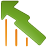 Trend market chart stock