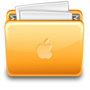 Folder full file apple paper