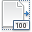 Pagination 100 text