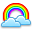 Rainbow cloud