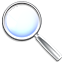 Search find zoom magnifying glass