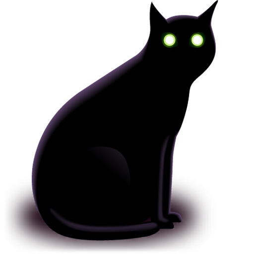 Animal cat black halloween