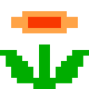 Retro 8bit flower