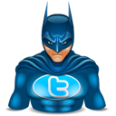 Super hero twitter batman