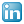 Blue linkedin box social