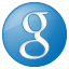 Button google social blue