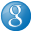 Button google social blue