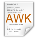 Application awk mimetypes