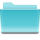 Places folder cyan