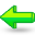 Arrow left green