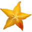 Starfruit fruit sweet yellow star food