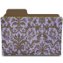 Hyacinthy damask folder