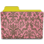 Rose damask folder