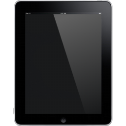 Ipad tablet front computer blank hardware