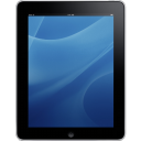 Tablet ipad front blue computer hardware background