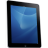 Ipad side tablet computer blue hardware background