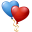 Balloons heart hearts valentine love favourite fav