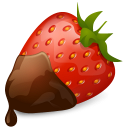 Strawberry chocolate fruit food meal