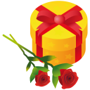 Rose present gift birthday valentine christmas flower love