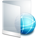 Folder white internet network