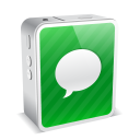 Chat social logo