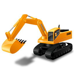 Excavator truck tractor