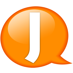 Speech balloon orange