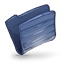 Folder dark blue