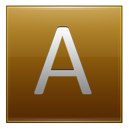 Letter gold d