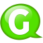 Speech balloon green