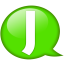 Speech balloon green