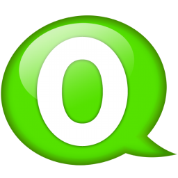 Speech balloon green