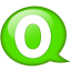 Speech balloon green