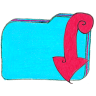 Osd folder download decrease down downloads arrow