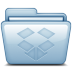 Blue dropbox