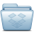 Blue dropbox