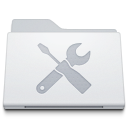 Folder utilities white