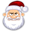 Angry santaclaus