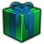 Gift birthday green christmas present