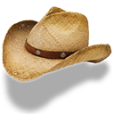 Hat cowboy straw boots