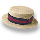 Hat derby straw